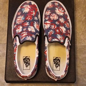 Vans sneakers men's slip on size 10